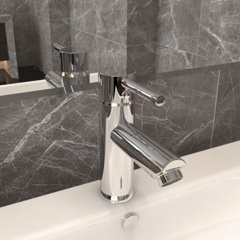 foto del prodotto vidaxl rubinetto per lavabo del bagno 30x176 mm dal design classico vari colori colore finitura cromo