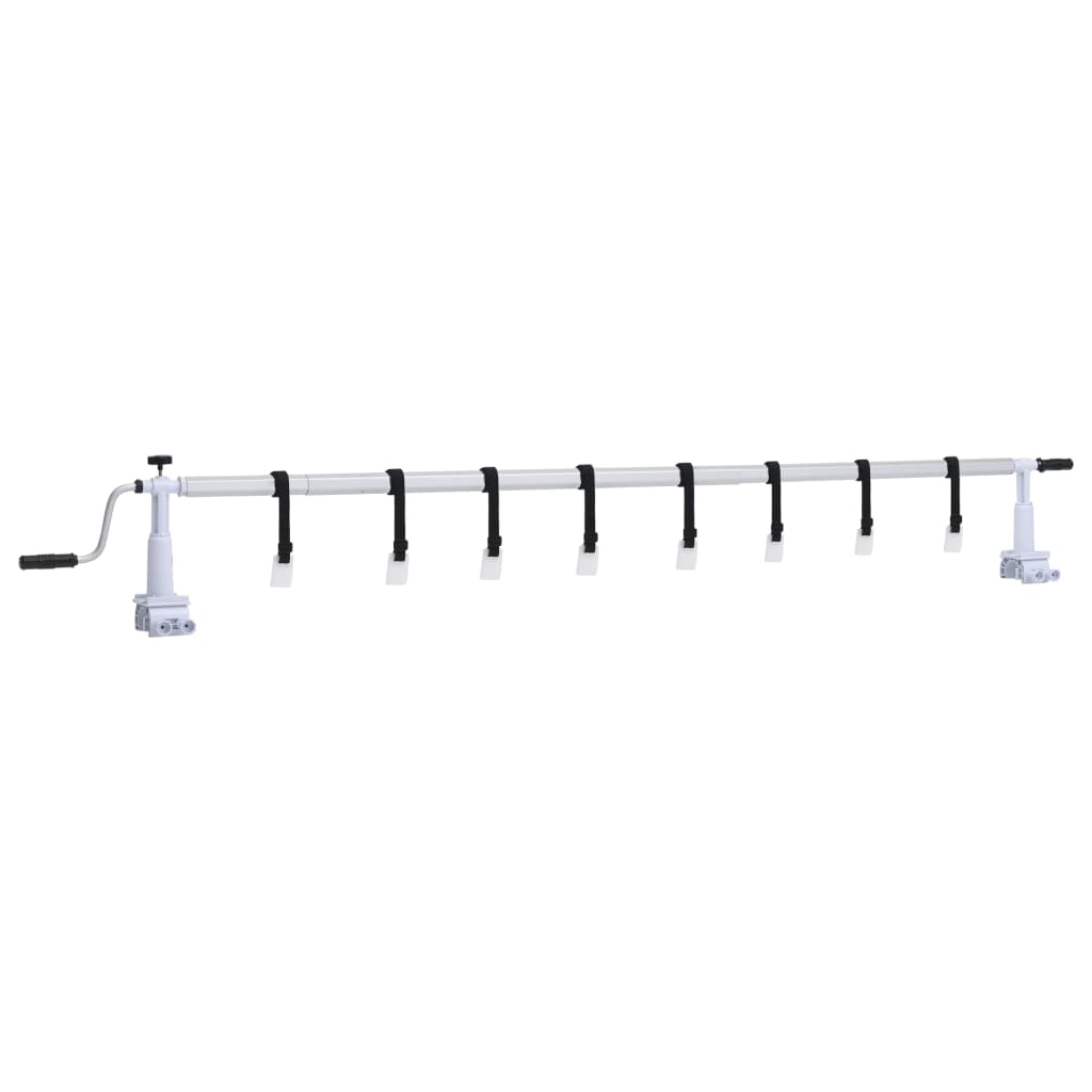 foto del prodotto vidaxl rullo di copertura per piscina con base in plastica