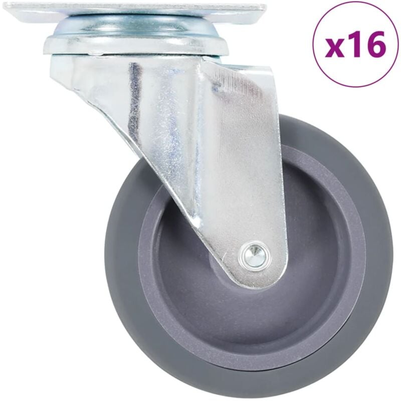 foto del prodotto vidaxl ruote girevoli 16 pz 75 mm 386475