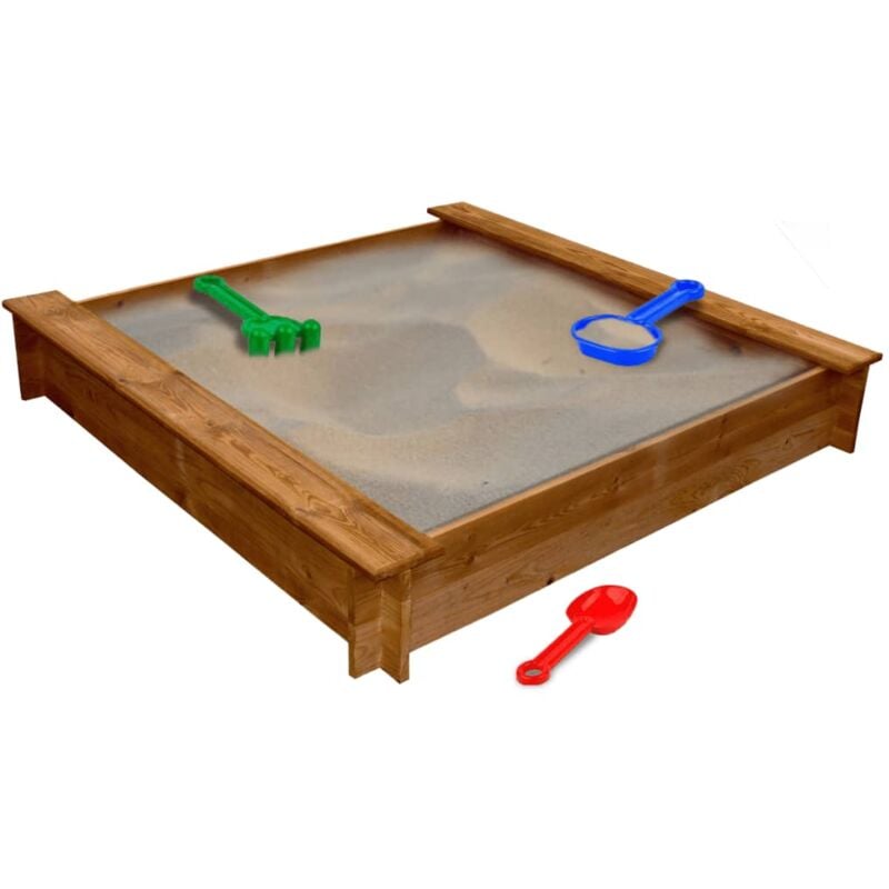 foto del prodotto vidaxl sabbiera quadrata in legno