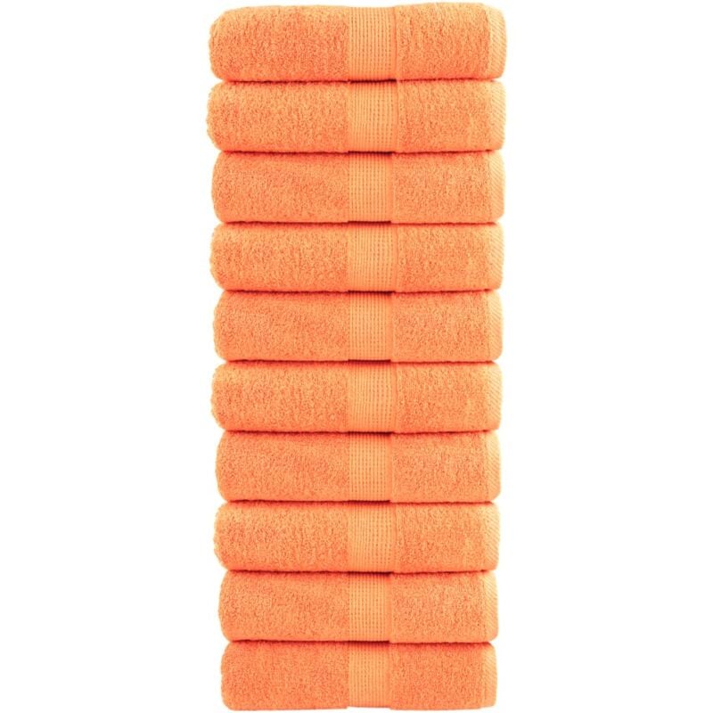foto del prodotto vidaxl salviette premium solund 10 pz arancioni 30x30 cm 600 g m 