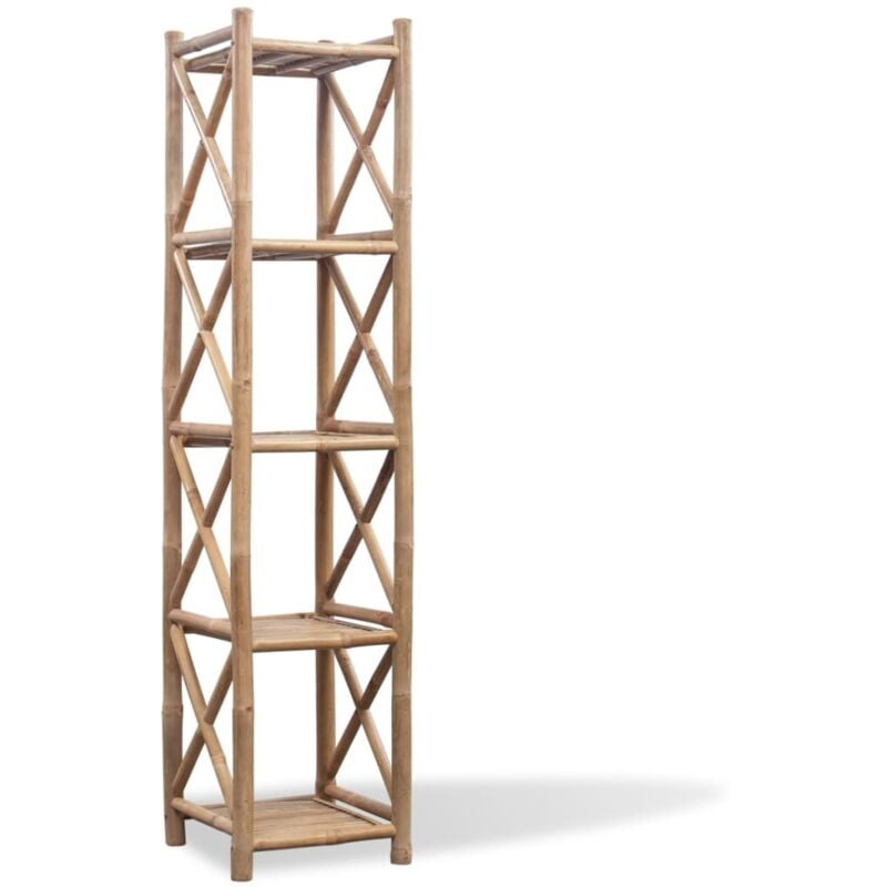 foto del prodotto vidaxl scaffale a 5 piani in legno di bamb 581607