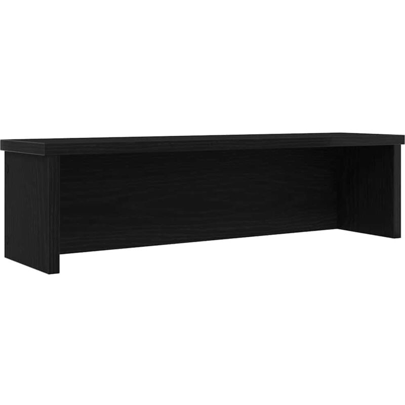 foto del prodotto vidaxl scaffale da cucina impilabile nera 50x15x16 cm in truciolato