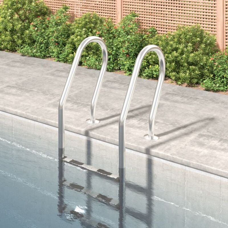 foto del prodotto vidaxl scala per piscina 54x38x158 cm acciaio inox 304