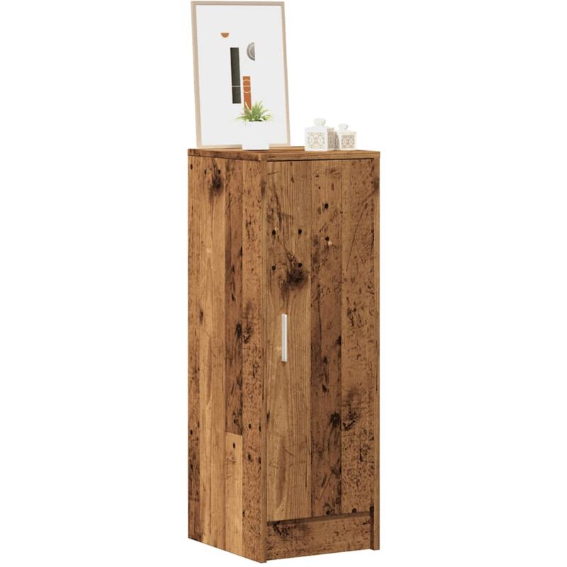 foto del prodotto vidaxl scarpiera legno vecchio 32x35x92 cm in legno multistrato