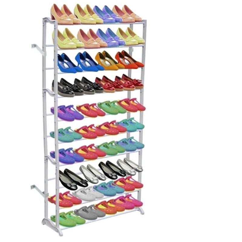 foto del prodotto vidaxl scarpiera portascarpe con 10 scaffali