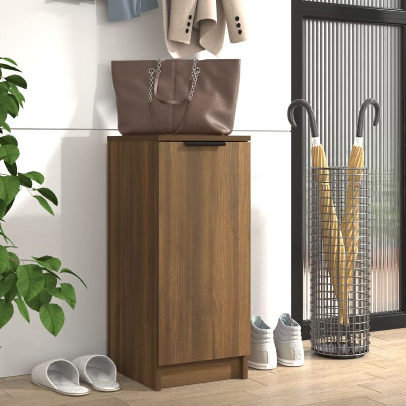 foto del prodotto vidaxl scarpiera rovere marrone 30x35x70 cm in legno multistrato
