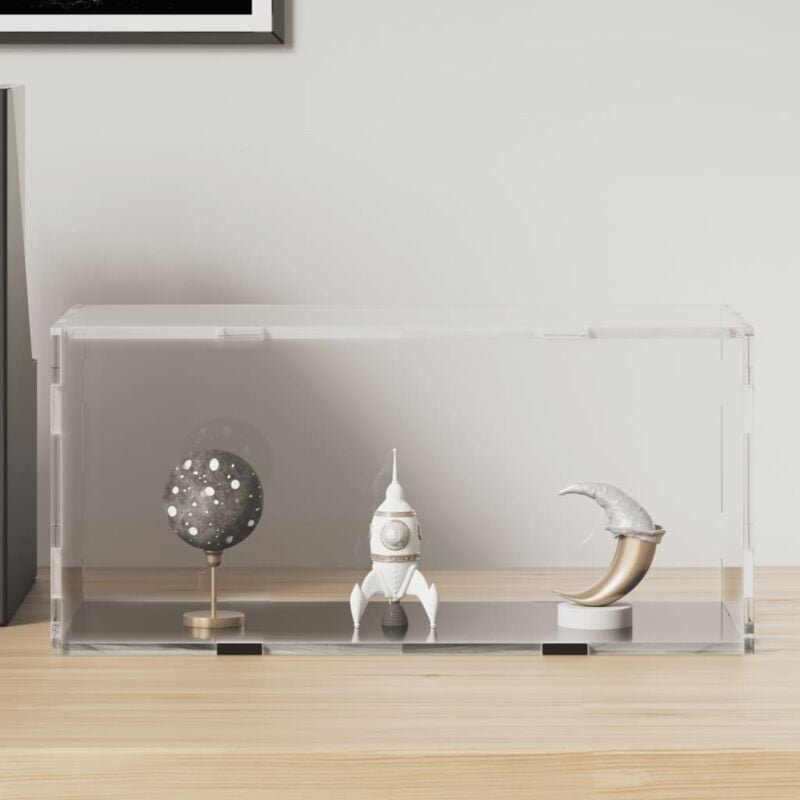 foto del prodotto vidaxl scatola espositiva trasparente 30x15x14 cm in acrilico