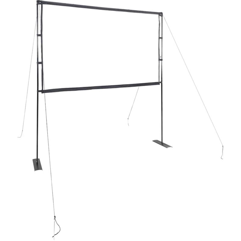 foto del prodotto vidaxl schermo di proiezione con supporti 84 pollici 16 9