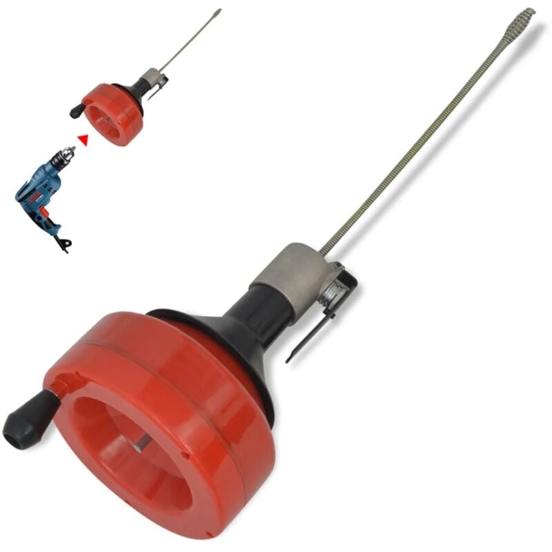 foto del prodotto vidaxl scovolino a funzione manuale trapano 8 m