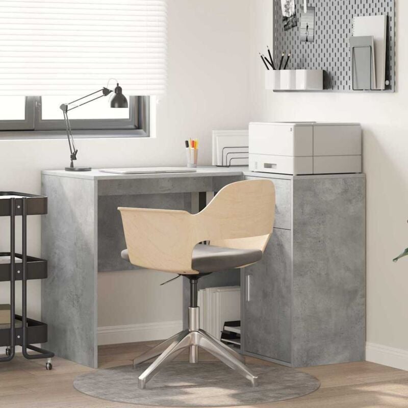 foto del prodotto vidaxl scrivania angolare grigio cemento 102x88x75 cm legno ingegnerizzato