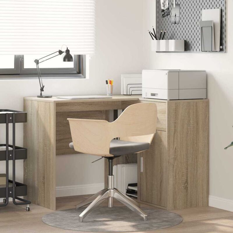 foto del prodotto vidaxl scrivania angolare rovere di sonoma 102x88x75 cm legno ingegnerizzato