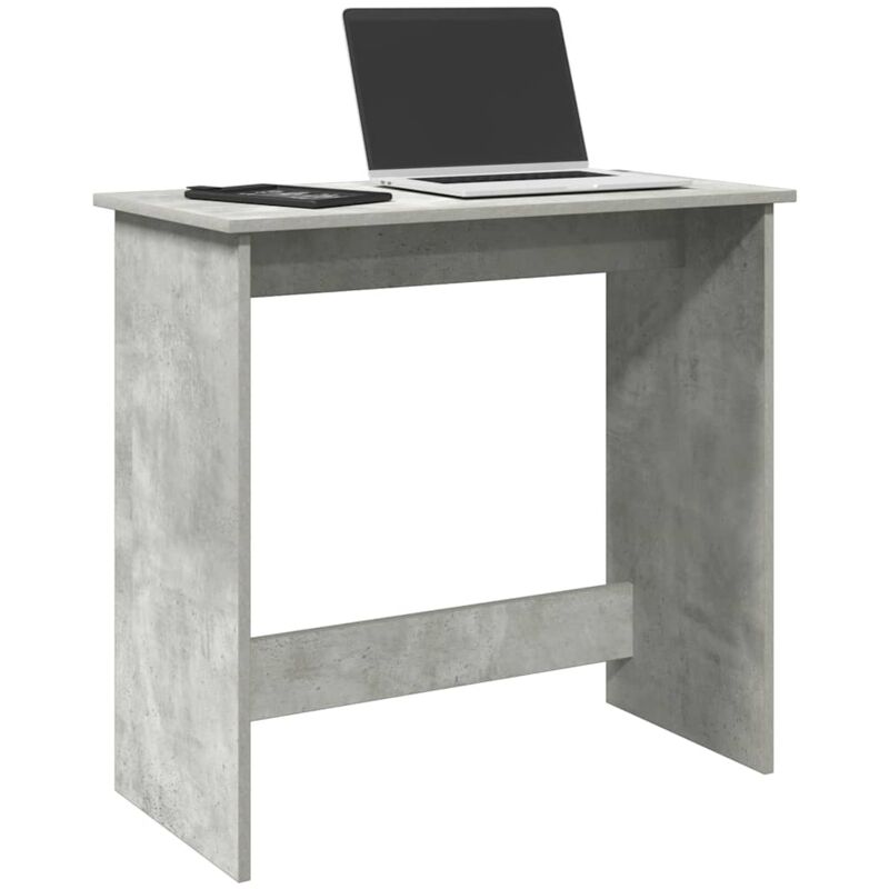 foto del prodotto vidaxl scrivania grigio cemento 80x40x75 cm in legno multistrato