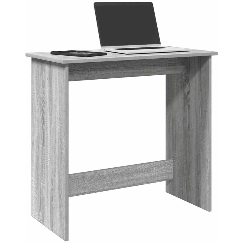 foto del prodotto vidaxl scrivania grigio sonoma 80x40x75 cm in legno multistrato