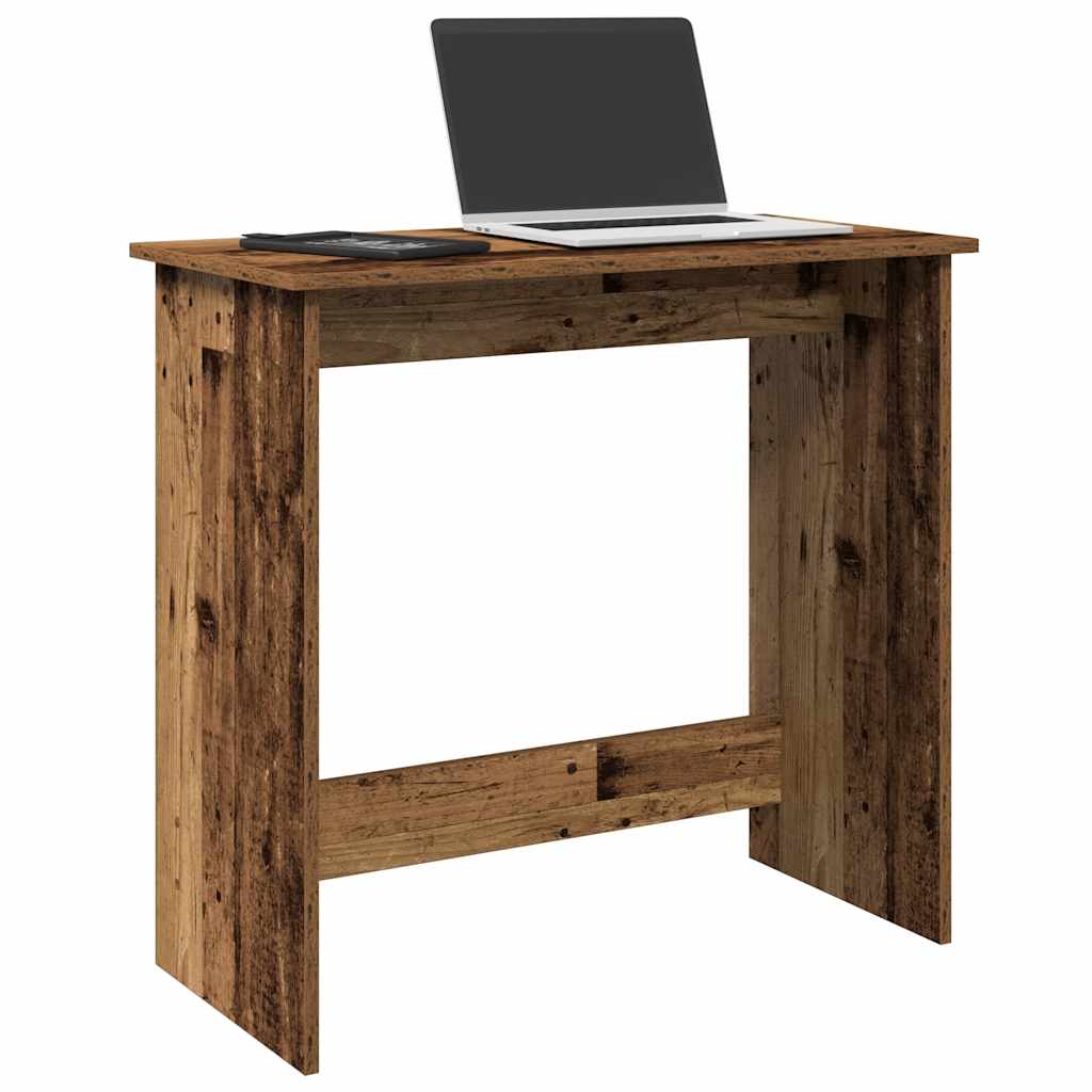foto del prodotto vidaxl scrivania legno antico 80x40x75 cm in truciolato
