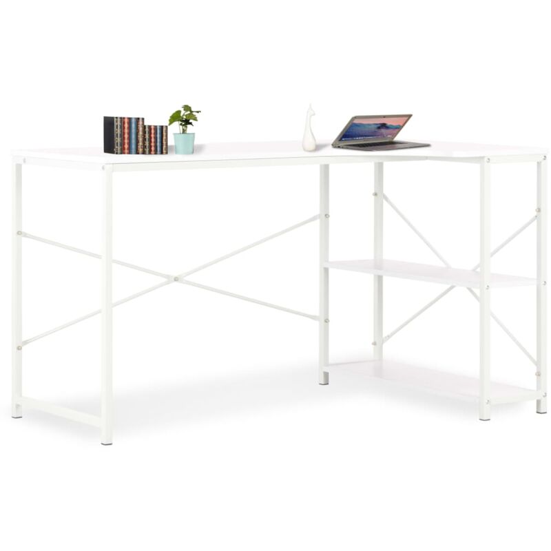 foto del prodotto vidaxl scrivania per computer bianca 120x72x70 cm 624555