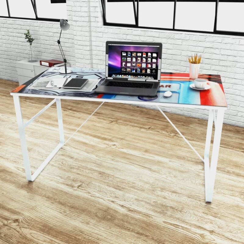 foto del prodotto vidaxl scrivania rettangolare design unico