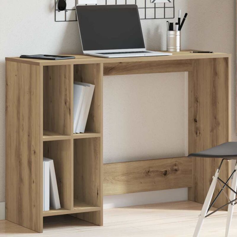 foto del prodotto vidaxl scrivania rovere artigianale 102,5x35x75cm in legno multistrato