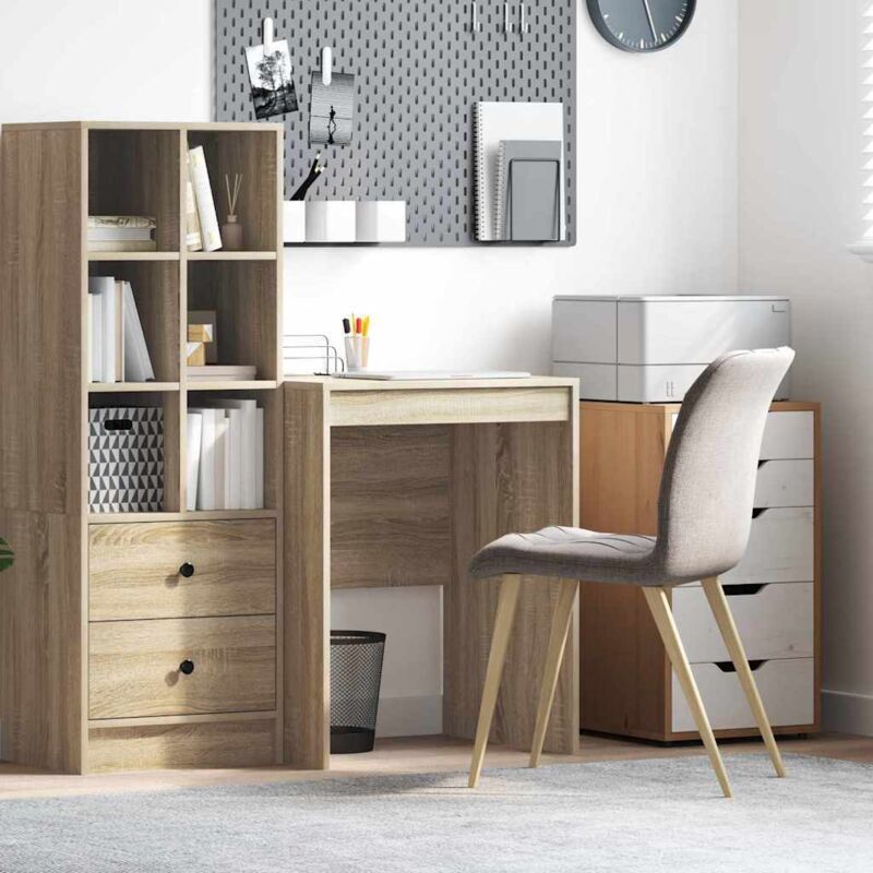 foto del prodotto vidaxl scrivania rovere sonoma 60 x 50 x 76 cm legno multistrato