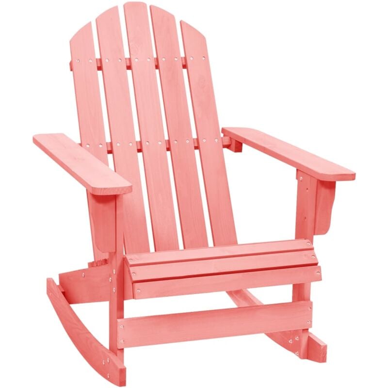foto del prodotto vidaxl sedia a dondolo giardino adirondack in legno di abete rosa
