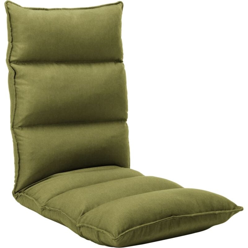 foto del prodotto vidaxl sedia a sdraio pieghevole da terra in tessuto design elegante vari colori colore verde