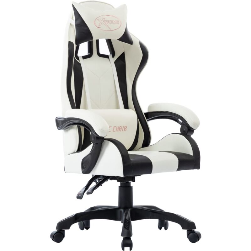foto del prodotto vidaxl sedia da gaming nera in similpelle