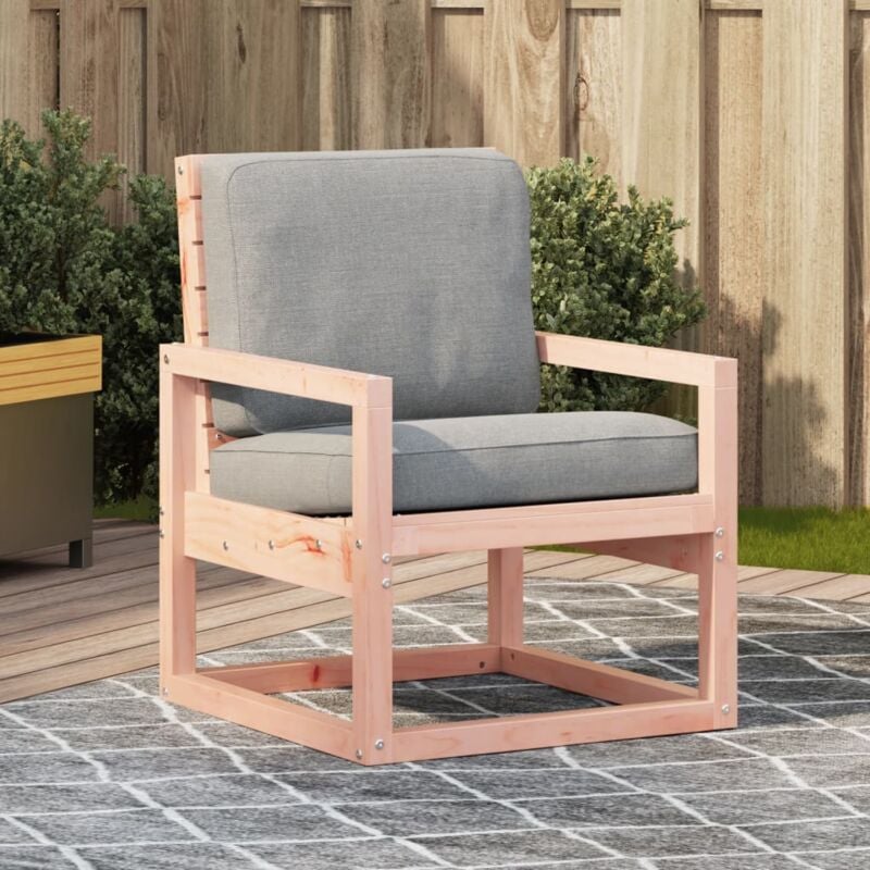 foto del prodotto vidaxl sedia da giardino 57,5x63x76 cm in legno massello di douglas