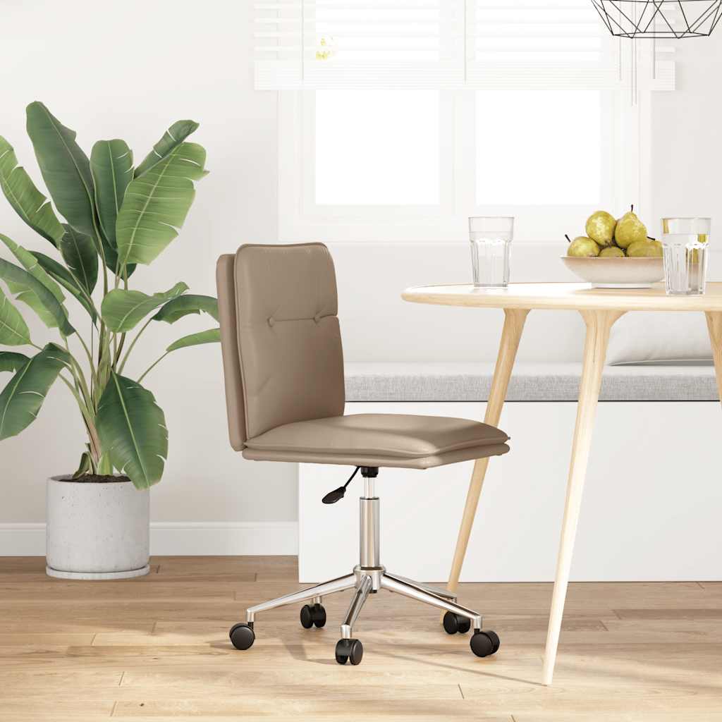 foto del prodotto vidaxl sedia da pranzo cappuccino in similpelle