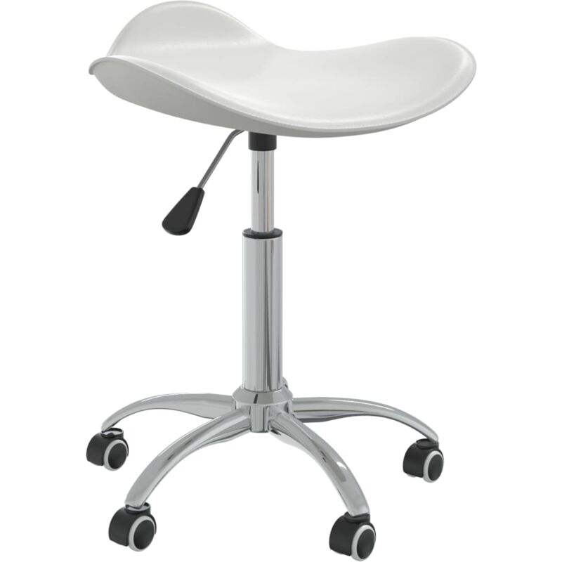 foto del prodotto vidaxl sedia da ufficio bianca in similpelle