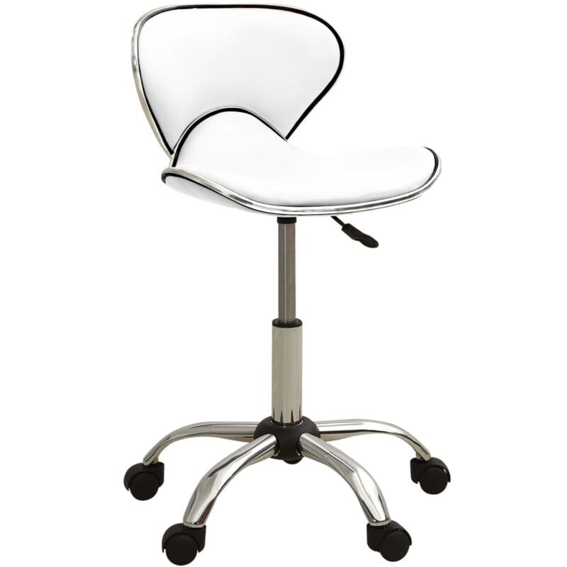 foto del prodotto vidaxl sedia da ufficio bianca in similpelle