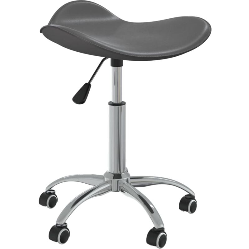 foto del prodotto vidaxl sedia da ufficio grigia in similpelle