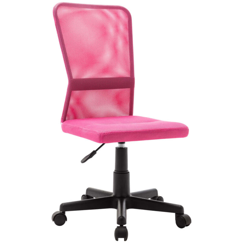 foto del prodotto vidaxl sedia da ufficio rosa 44x52x100 cm in tessuto a rete 365570