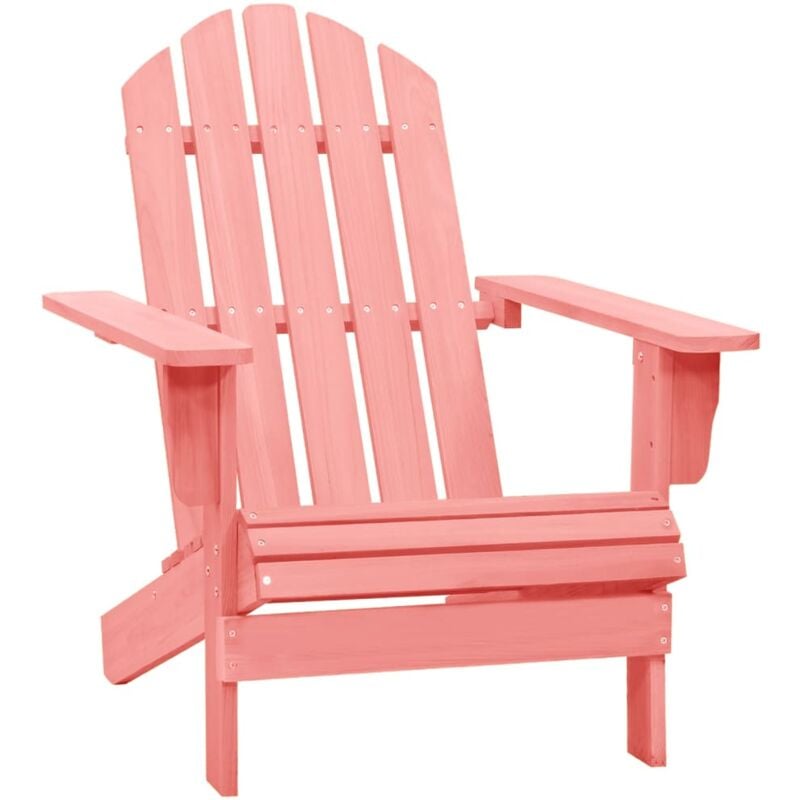 foto del prodotto vidaxl sedia giardino adirondack in legno massello di abete rosa
