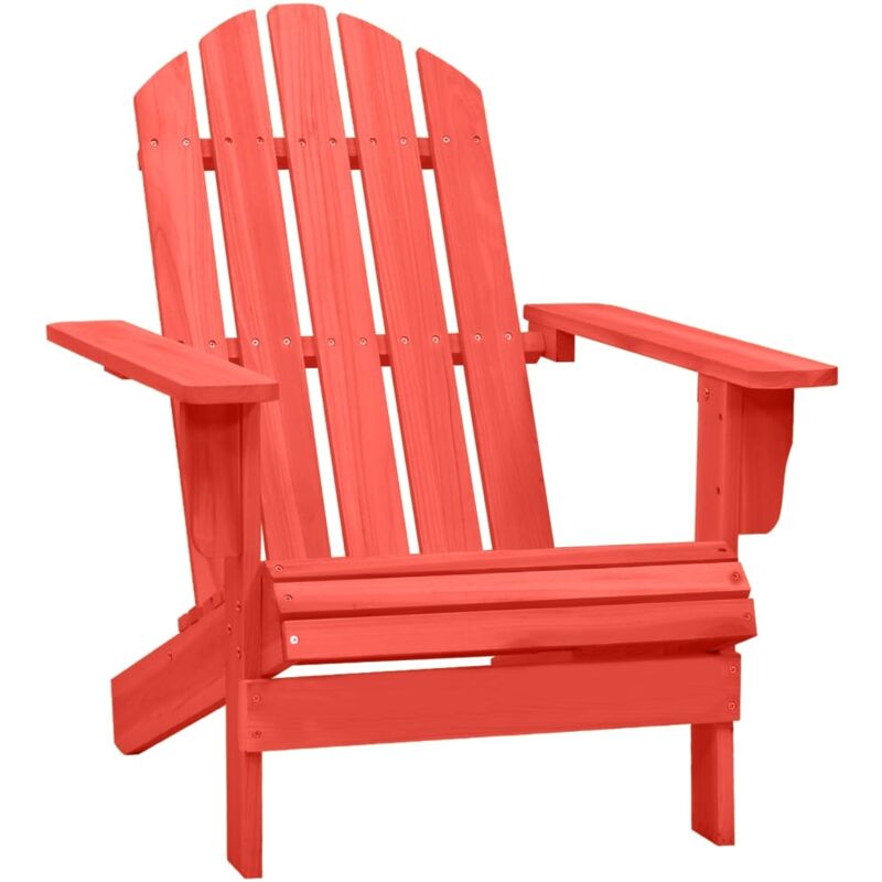 foto del prodotto vidaxl sedia giardino adirondack in legno massello di abete rossa