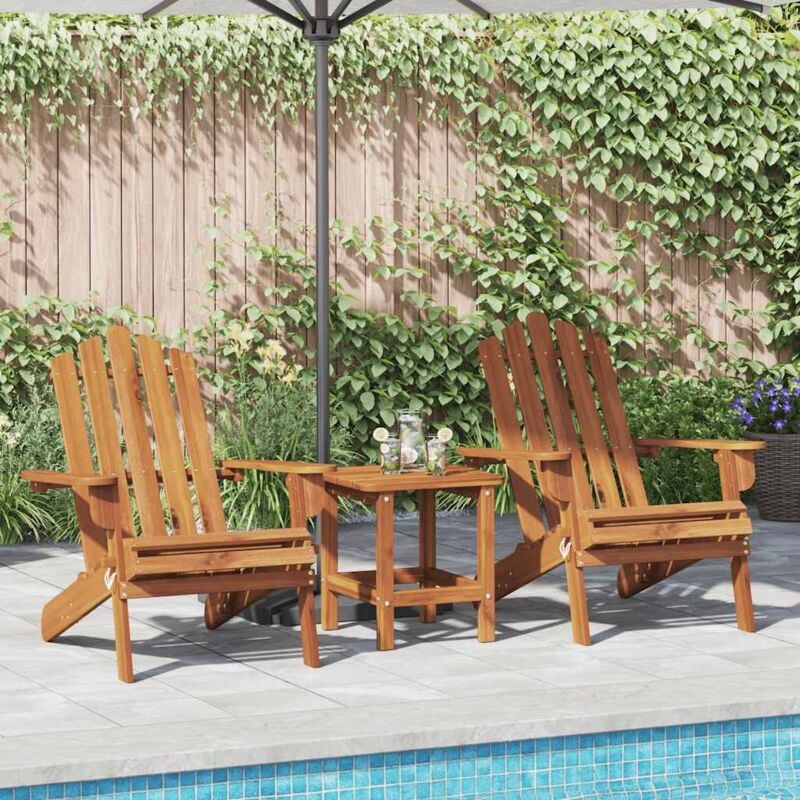 foto del prodotto vidaxl sedie da giardino adirondack 2pz in legno massello di acacia