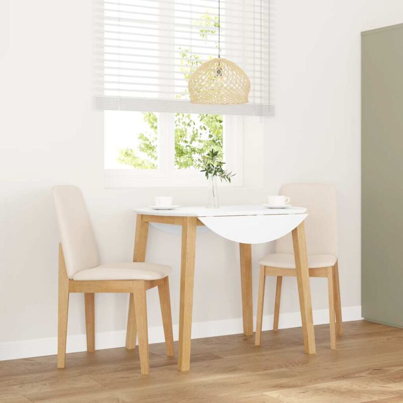 foto del prodotto vidaxl sedie da pranzo con cuscini 2 pz in legno massello di hevea