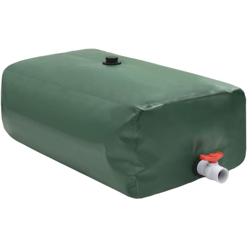 foto del prodotto vidaxl serbatoio acqua con rubinetto pieghevole 1000 l in pvc