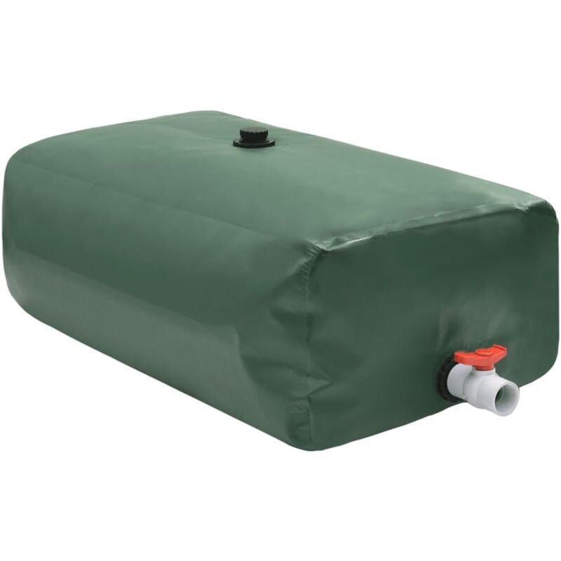 foto del prodotto vidaxl serbatoio acqua con rubinetto pieghevole 1500 l in pvc
