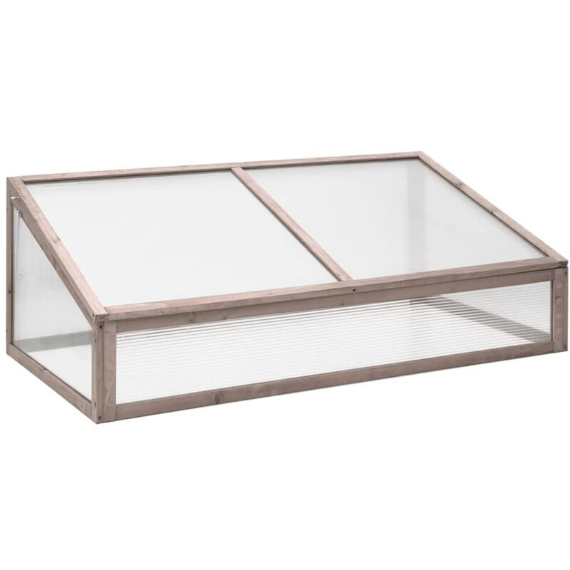 foto del prodotto vidaxl serra grigia 110x58,5x39 cm legno di abete