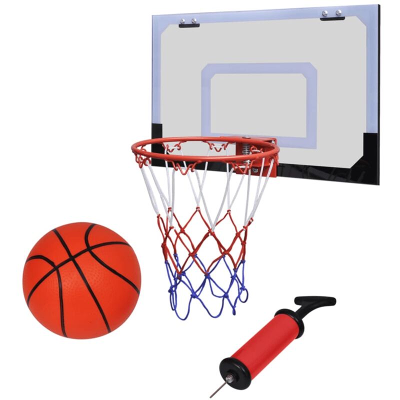 foto del prodotto vidaxl set canestro da minibasket al coperto con palla e pompa