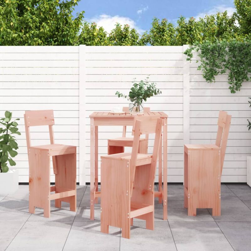foto del prodotto vidaxl set da bar da giardino 5 pz in legno massello di douglas 262432