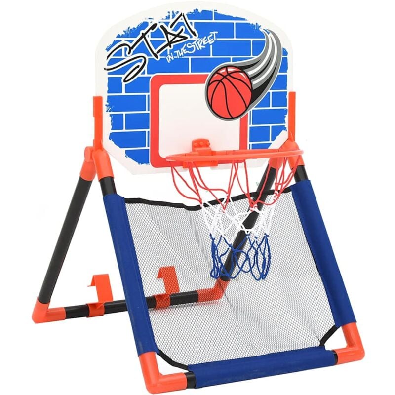 foto del prodotto vidaxl set da basket per bambini multifunzione da pavimento e parete