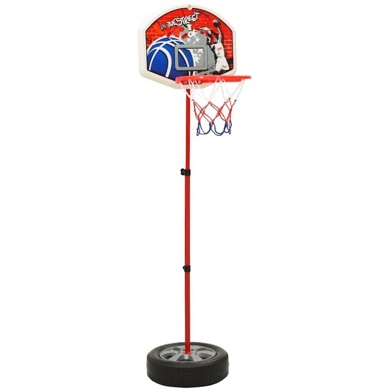 foto del prodotto vidaxl set da basket regolabile per bambini 120 cm