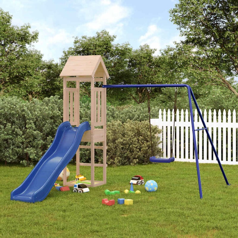 foto del prodotto vidaxl set da gioco da esterno in legno massello di pino 214007