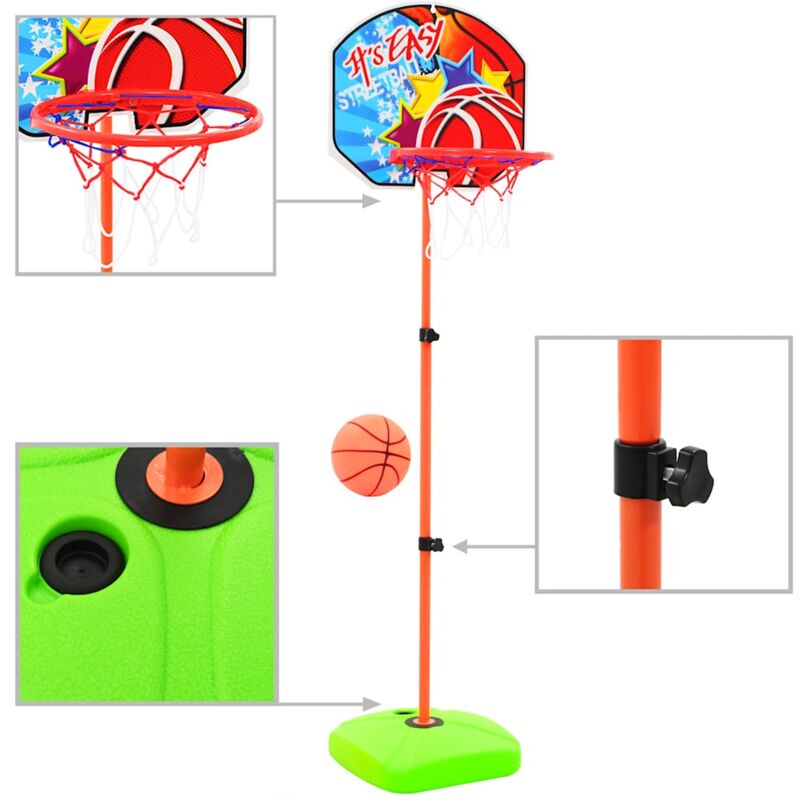 foto del prodotto vidaxl set da pallacanestro per bambini