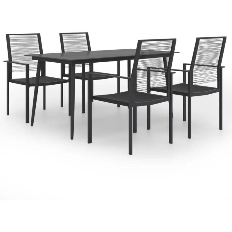 foto del prodotto vidaxl set da pranzo da giardino 5 pz