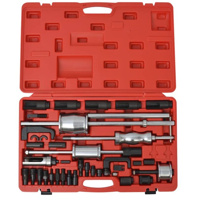 foto del prodotto vidaxl set estrattore iniettori diesel in acciaio resistente rimozione facile e rapida con custodia
