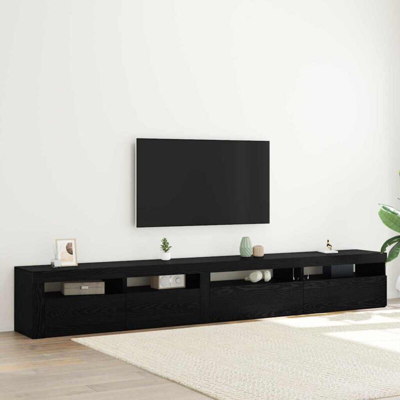 foto del prodotto vidaxl set mobile tv 3 pcs rovere nero 270 x 35 x 40 cm