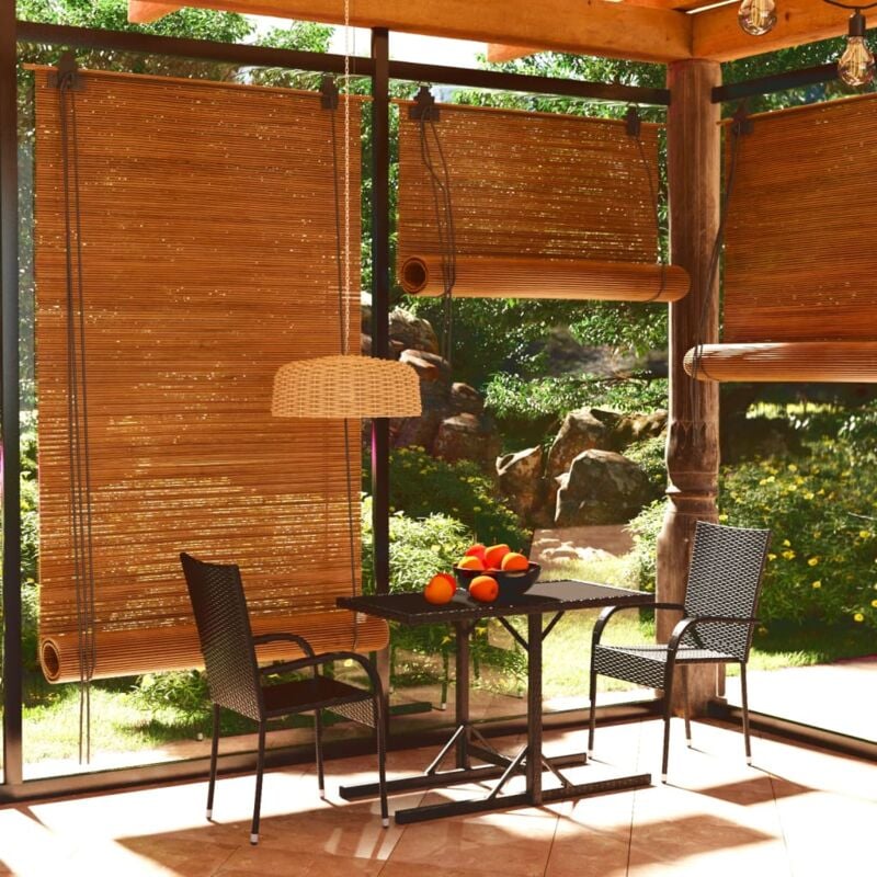 foto del prodotto vidaxl set mobili da pranzo per giardino 3 pz nero