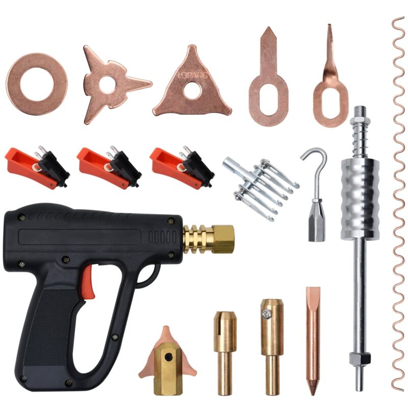 foto del prodotto vidaxl set saldatore estrattore ammaccature 67 pz